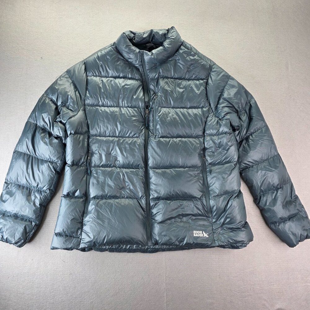 Eddie Bauer EB650 Jacket Womens Size 2XL Down Full Zip Outdoors Hiking Puffer